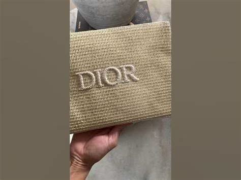 dior raffia gift with purchase|dior caro cannage.